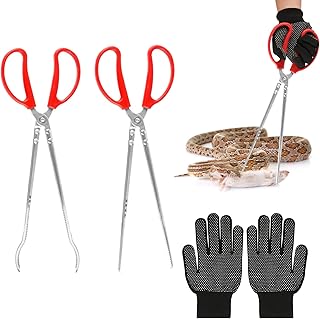 Snake Feeding Tongs with Gloves
