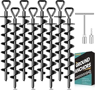 Heavy-Duty Ground Trampoline Anchors