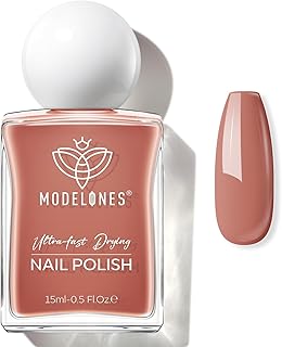 Modelones Quick Dry Brown Nail Polish
