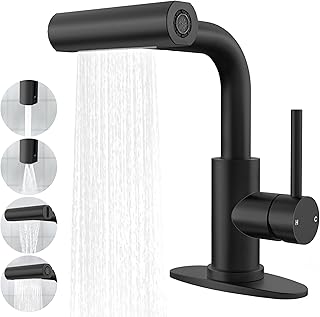 Matte Black Pull-Down Sink Faucet