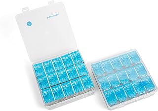 2-Pack Portable Contact Lens Organizer