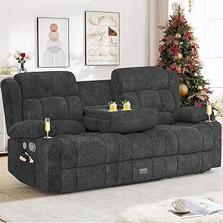 3-Seater Recliner Sofa with Storage