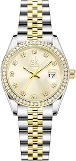 SHENGKE Crystal Accented Watch