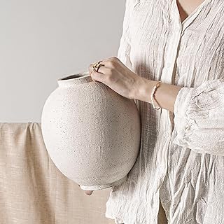 Rustic Farmhouse Ceramic Vase