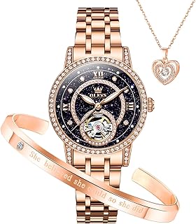 OLEVS Diamond Skeleton Watch