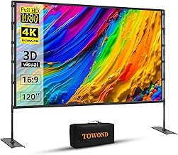 TOWOND Portable Projector Screen