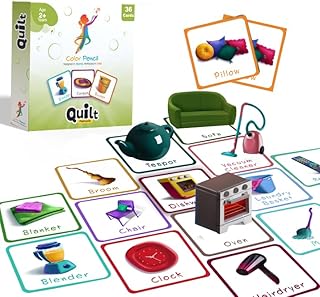 Flash Cards for Toddlers – Set of 36 Cards | Fun Object Recognition & Vocabulary Building | Educational Baby Learning Cards | Preschool Activities & Early Learning | Gift for Kids Ages 2-4