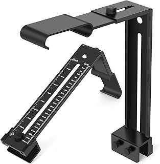 hygger Aquarium Light Clip Holder (for HG-957),2 Pieces, Aquarium Fish Tank Light Riser/Holder/Bracket/Stand/Mount