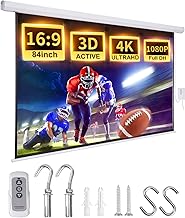 Motorized 84-Inch Projector Screen