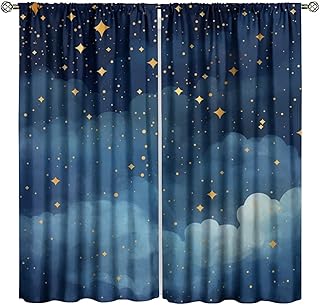 Galaxy Pattern Kids Curtains