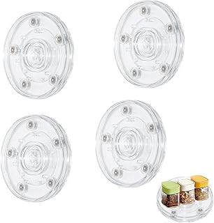 Mini Acrylic Lazy Susan 4pcs