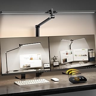 LED Dual Monitor Desk Lamp