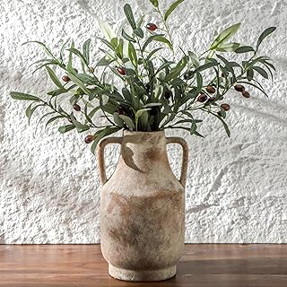 Rustic Terracotta Centerpiece Vase