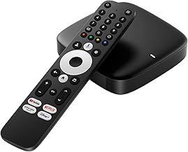 MAG555 Streaming Media Player Google TV™ 2025 | 4K HDR | Voice Remote | Dual-Band Wi-Fi | Chromecast Built-in | HDMI + AV Output