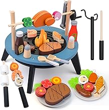 Kids Wooden BBQ Playset