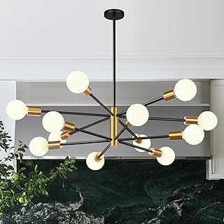 Mid-Century 12-Light Sputnik Chandelier