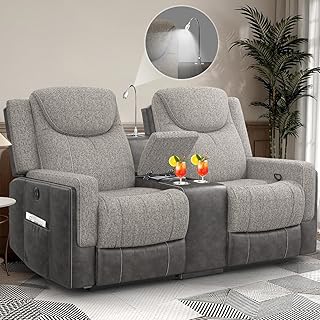 Chic Reclining Loveseat Sofa