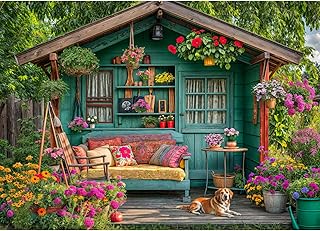 Flower House 1000 Piece Puzzle