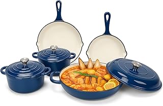 Enameled Cast Iron Cookware Set
