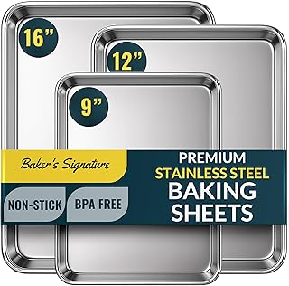 Baker’s Signature Steel Baking Sheets