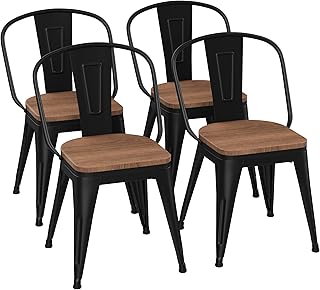 Arlunar Farmhouse Metal Chairs