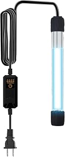 Aquarium U-V Filter Replacement Light Bulb, Fish Tank Filter Replacement Parts, Including 1 x 5W Light Bulb with Timer