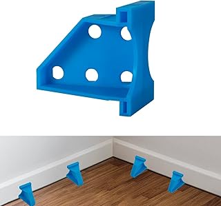 Professional Flooring Spacers Set for Laminate, Vinyl Plank, Hardwood Floors - Precision 1/4" & 1/3" Gaps - Durable Reusable Floor Installation Tools - Easy to Use(20, Blue, 1/4” & 1/3”)