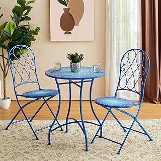 Glitzhome Mosaic Bistro Set