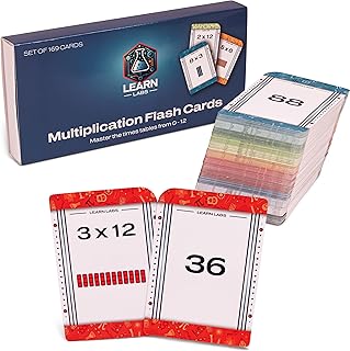 Complete Multiplication Flash Cards Set