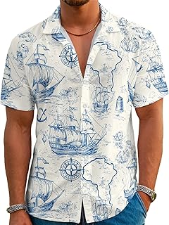BJQ Hawaiian Summer Beach Shirts