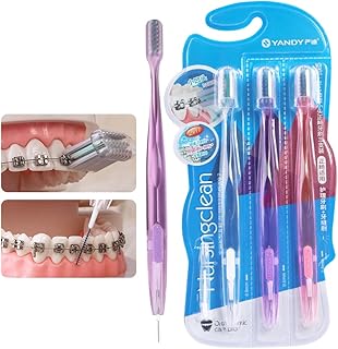 YANDY Orthodontic Concave Toothbrush