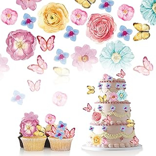 Edible Flowers & Butterfly Toppers