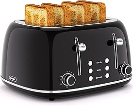 4-Slice Retro Stainless Toaster