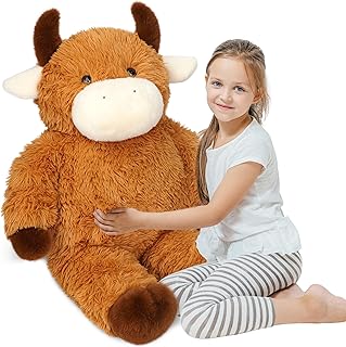 Giant Highland Cow Plush Toy