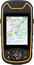 A8 Handheld GPS for Hiking, Rugged and Waterproof Handheld GPS Navigator, 3.2" Sunlight Readable Screen, Compact Satellite Handheld GPS with USA Base Map, Multi-GNSS Support, Extra Battery Life