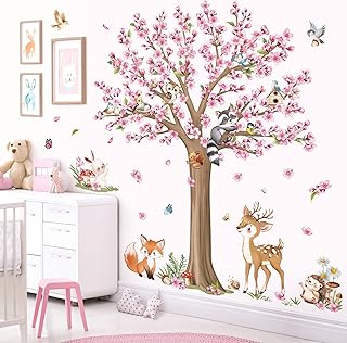 Woodland Animals & Flower Tree Decals