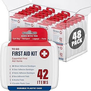 DecorRack 2000 Piece First Aid Kit, 48 Boxes Containing 42 Items Each