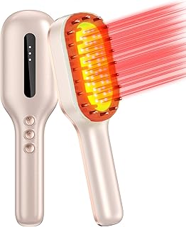 Laser Therapy Hair Growth Comb,FDA Cleared Laser Hair Growth Device Red Light Electric Scalp Massager, promote hair growth in women and men,Red Blue Light