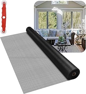 Fiberglass Window Screen Mesh Roll - 36"x100', Easy-to-Cut Screen Door Mesh for Windows, Pool, Porch Durable Mesh Replacement Option