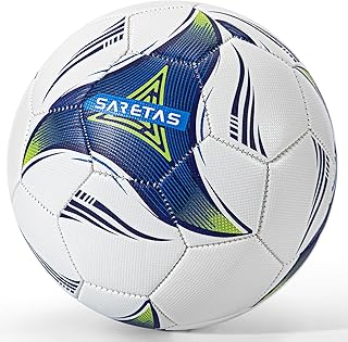 Size 3/4 Soccer Ball, Futsal Ball&Indoor Soccer Ball Low Bounce Ball, PU Leather Practice Futsal Ball, Official Size and Weight for Age 13+ Boys and Girls