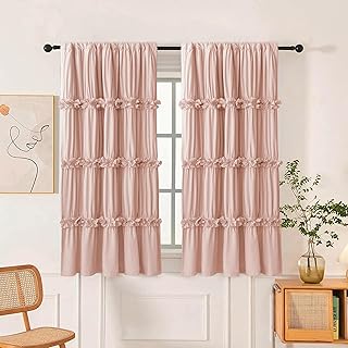 Boho Ruched Blackout Curtains