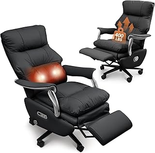 Luxurious Dual-Motor Reclining Office Chair