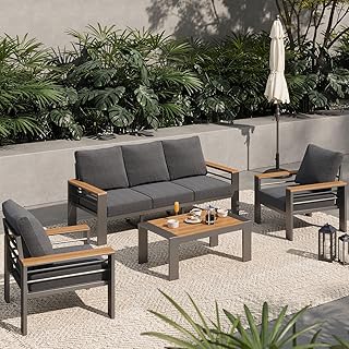 Aoxun 5-Piece Patio Conversation Set