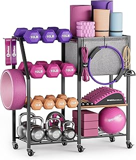 Gym Equipment Storage Rack