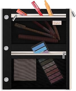 SKYDUE 3-Ring Pencil Pouch