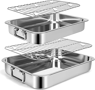 Stainless Steel Roasting Pan Set