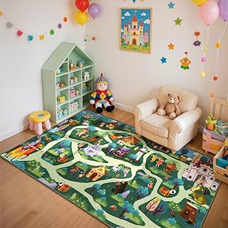LIVEBOX Kids Forest Road Playmat