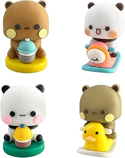 Cartoon Bear Car Dashboard Figurines