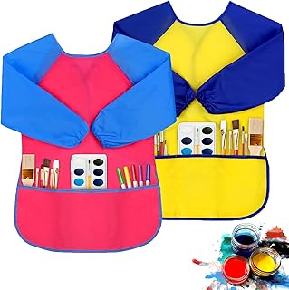 PEASUG Toddler's Art Smock 2-Pack