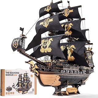 ROKR Seahorse Barque 3D Puzzle